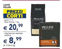Esselunga CAFFÈ PELLINI offerta