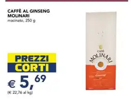 Esselunga CAFFÈ AL GINSENG MOLINARI offerta
