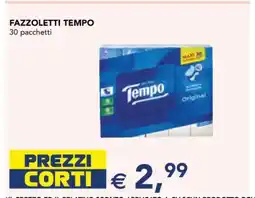 Esselunga FAZZOLETTI TEMPO offerta