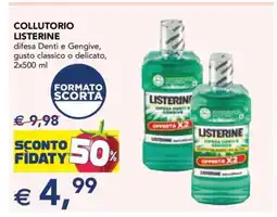Esselunga Collutorio Listerine offerta