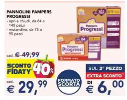 Esselunga Pannolini Pampers Progressi offerta
