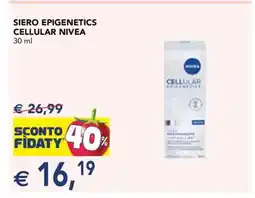 Esselunga SIERO EPIGENETICS CELLULAR NIVEA offerta