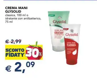 Esselunga CREMA MANI GLYSOLID offerta