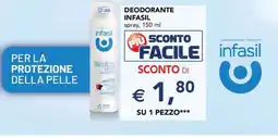 Esselunga Deodorante Infasil offerta