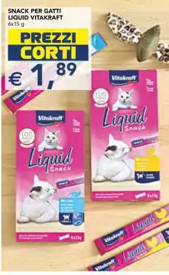 Esselunga Snack per Gatti Liquid Vitakraft offerta