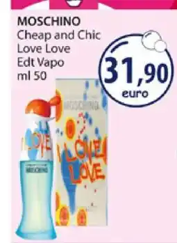 Acqua & Sapone MOSCHINO Cheap and Chic Love Love Edt Vapo ml 50 offerta