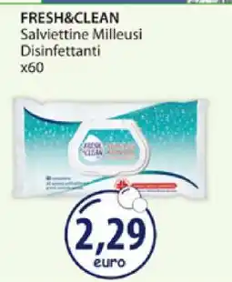 Acqua & Sapone FRESH&CLEAN Salviettine Milleusi Disinfettanti x60 offerta