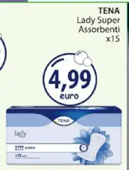 Acqua & Sapone TENA Lady Super Assorbenti x15 offerta