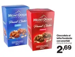MD Discount Cioccolato al latte/fondente con arachidi offerta