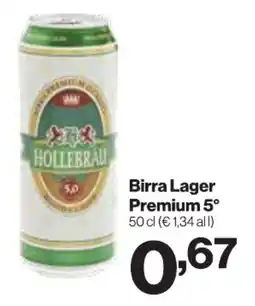 MD Discount Birra Lager Premium 5° offerta