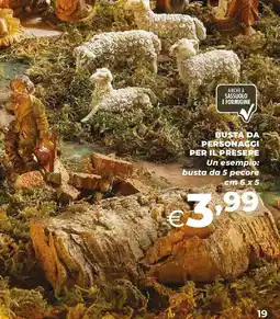 Extracoop Busta da personaggi per il presepe offerta