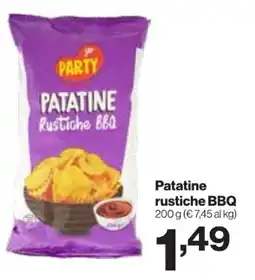 MD Discount PARTY Patatine rustiche BBQ offerta