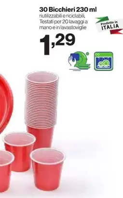 MD Discount 30 Bicchieri offerta