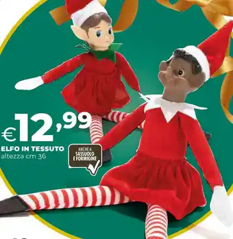 Extracoop Elfo in tessuto offerta