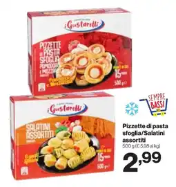 MD Discount Pizzette di pasta sfoglia/Salatini offerta