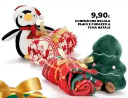 Extracoop Confezione regalo plaid e pupazzo a tema natale offerta