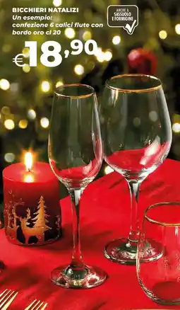 Extracoop Bicchieri natalizi offerta