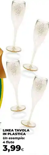 Extracoop Linea tavola in plastica offerta