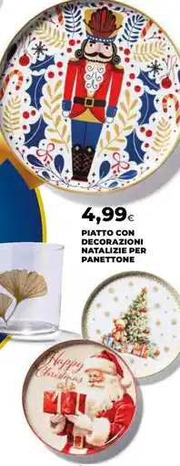 Extracoop Piatto con decorazioni natalizie per panettone offerta
