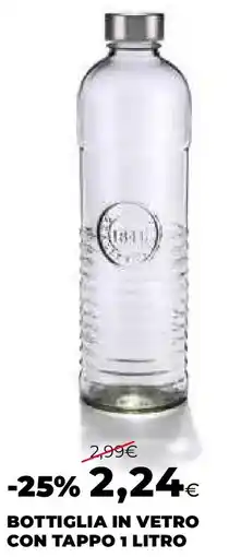 Extracoop Bottiglia in vetro con tappo offerta