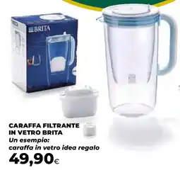 Extracoop Caraffa filtrante in vetro brita offerta