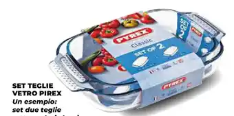 Extracoop Set teglie vetro pirex offerta
