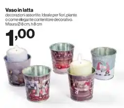 MD Discount Vaso in latta offerta