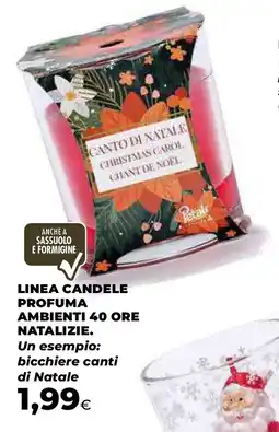 Extracoop Linea candele profuma ambienti 40 ore natalizie offerta