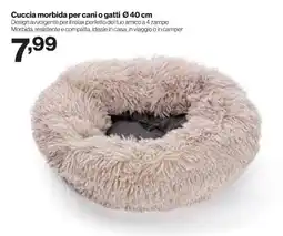 MD Discount Cuccia morbida per cani o gatti Ø 40 cm offerta
