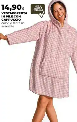 Extracoop Vestacoperta in pile con cappuccio offerta