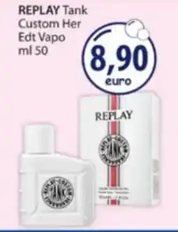 Acqua & Sapone REPLAY Tank Custom Her Edt Vapo offerta