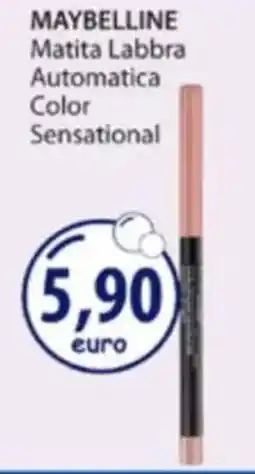 Acqua & Sapone MAYBELLINE Matita Labbra Automatica Color Sensational offerta