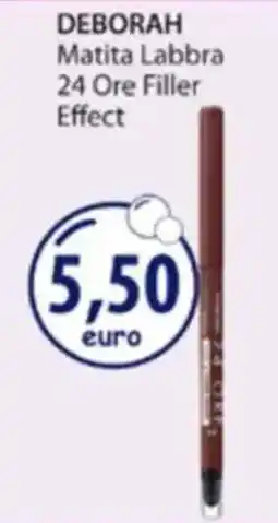 Acqua & Sapone DEBORAH Matita Labbra 24 Ore Filler Effect offerta
