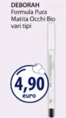 Acqua & Sapone DEBORAH Formula Pura Matita Occhi Bio offerta