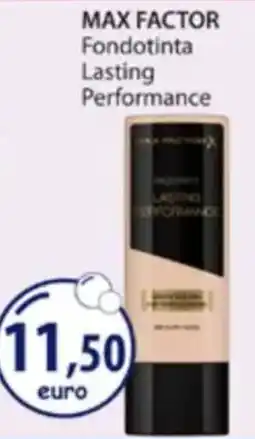 Acqua & Sapone MAX FACTOR Fondotinta Lasting Performance offerta