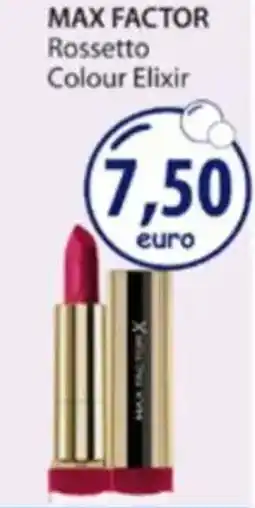 Acqua & Sapone MAX FACTOR Rossetto Colour Elixir offerta