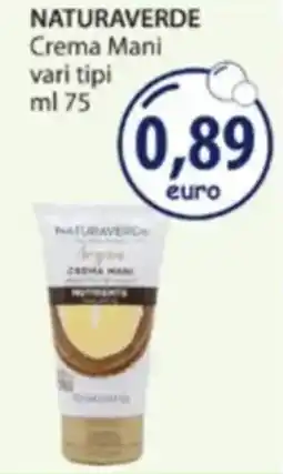 Acqua & Sapone NATURAVERDE Crema Mani offerta