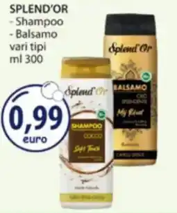 Acqua & Sapone SPLEND'OR -Shampoo - Balsamo offerta