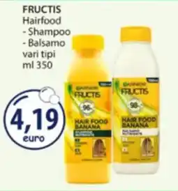 Acqua & Sapone FRUCTIS Hairfood -Shampoo -Balsamo offerta