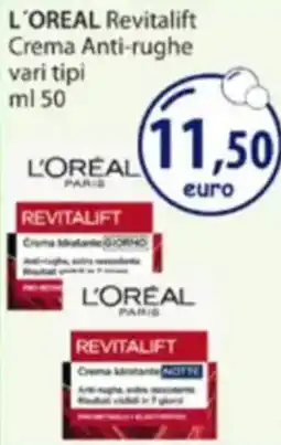 Acqua & Sapone L'OREAL Revitalift Crema Anti-rughe offerta