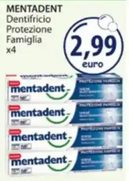 Acqua & Sapone MENTADENT Dentifricio Protezione Famiglia offerta