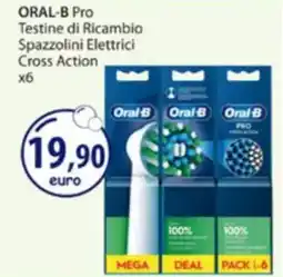 Acqua & Sapone ORAL-B Pro Testine di Ricambio Spazzolini Elettrici Cross Action offerta