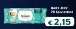 Acqua & Sapone Pampers BABY-DRY 70 Salviettine offerta