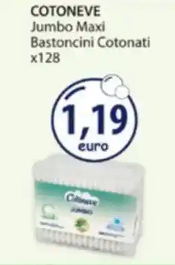 Acqua & Sapone COTONEVE Jumbo Maxi Bastoncini Cotonati offerta