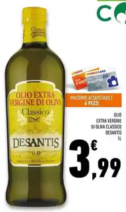 Conad Superstore Olio extra vergine di oliva classico DESANTIS offerta