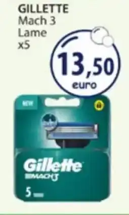 Acqua & Sapone GILLETTE Mach 3 Lame x5 offerta