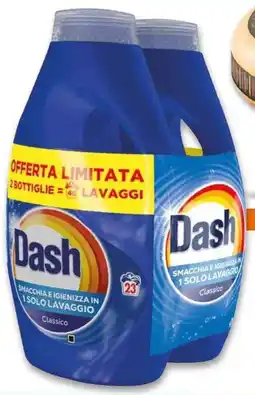 Conad Superstore Detersivo liquido per lavatrice DASH classico/colore 2 x 23 dosi offerta