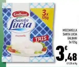 Conad Superstore Mozzarella SANTA LUCIA GALBANI offerta