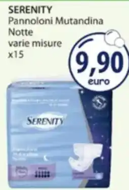 Acqua & Sapone SERENITY Pannoloni Mutandina Notte x15 offerta