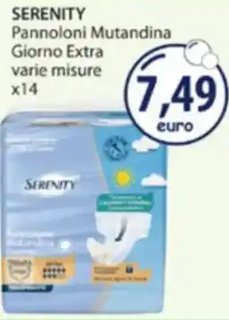 Acqua & Sapone SERENITY Pannoloni Mutandina Giorno Extra x14 offerta